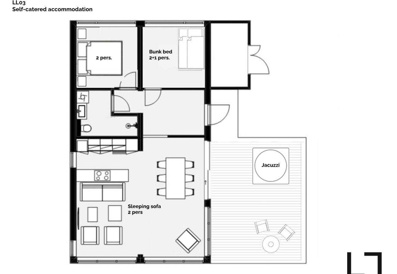 Cabin in Vågan - Lyngvær Lodge 3